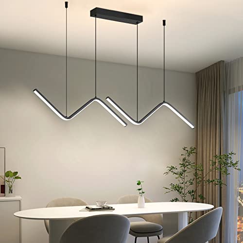 Modern Lightning Shaped Chandelier
