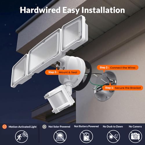 LED Security Light Motion Sensor Outdoor Lights