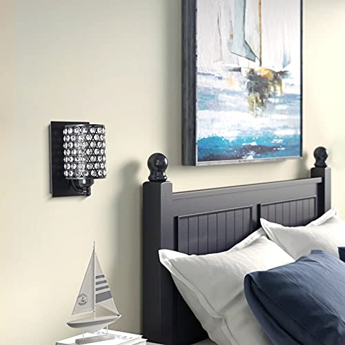 Crystal Wall Sconce Oil Rubbed Bronze Finish (2 Count)