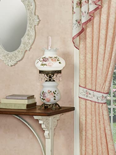 Brook Floral Hurricane Table Lamp