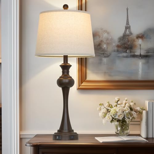 Brown Touch Table Lamps