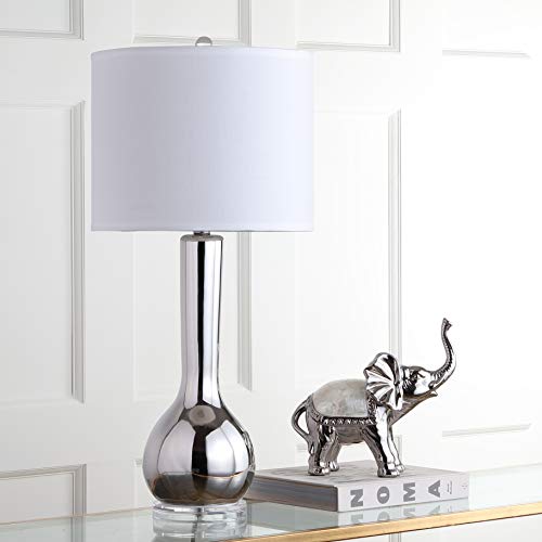 Lighting Collection Mae Long Neck Modern Contemporary Silver Ceramic 31 (2 Count)