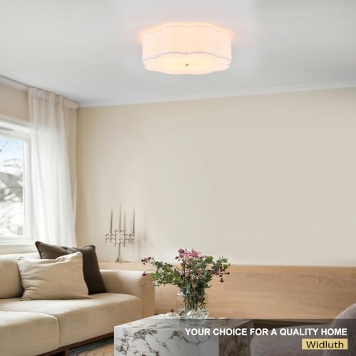 21.7" Large Gold Semi Flush Mount Ceiling Light