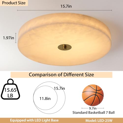 Alabaster Ceiling Light