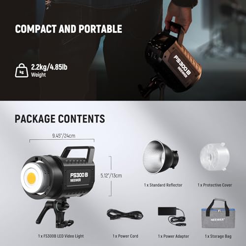 FS300B 300W LED Studio Video Light