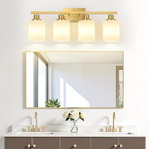 4 Light Bathroom Light Fixtures (4 Count)