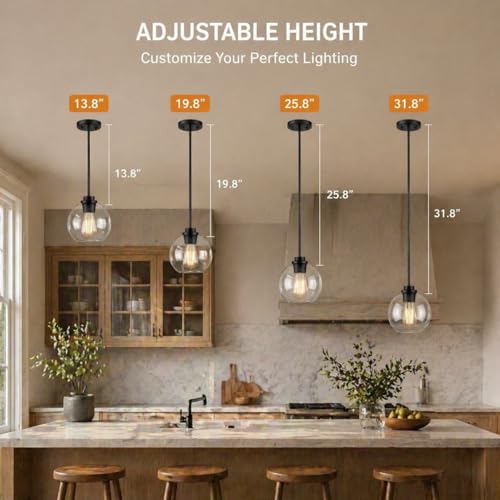 Black Globe Pendant Light