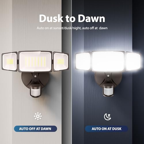 75W LED Flood Light Motion Sensor Outdoor
