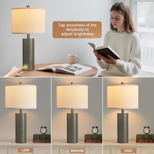 24.5” Table Lamps for Living Room Set of 2 (2 Count)
