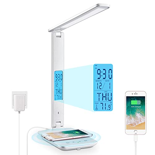 Desk Lamp with Wireless Charger