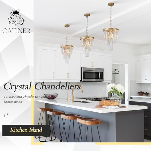 12" Modern Crystal Chandeliers