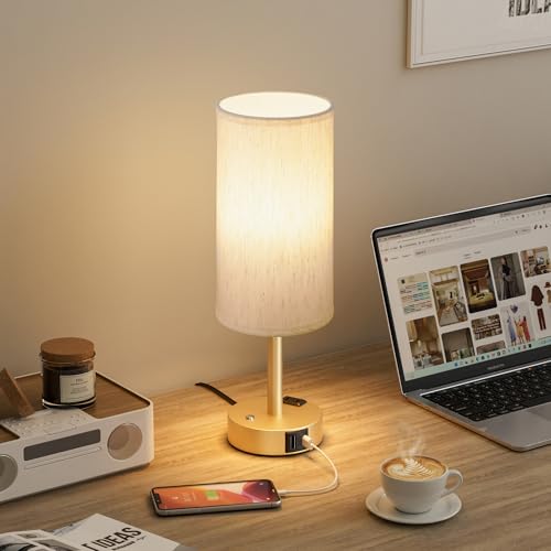 Gold Touch Bedside Lamp for Bedroom