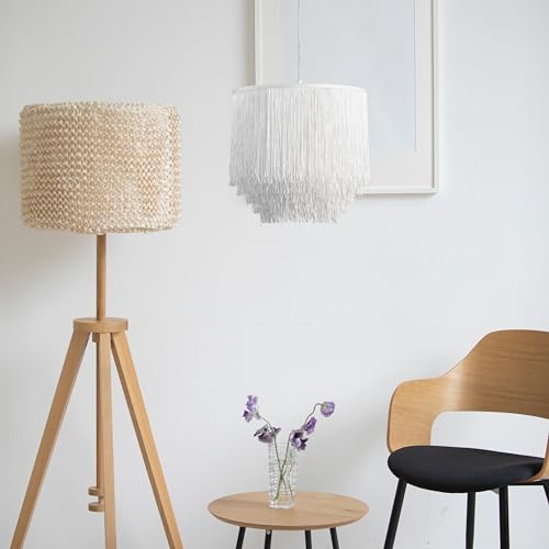 5 Tier Cake Drum Tassel Lamp shade Replacement for Table Lamps