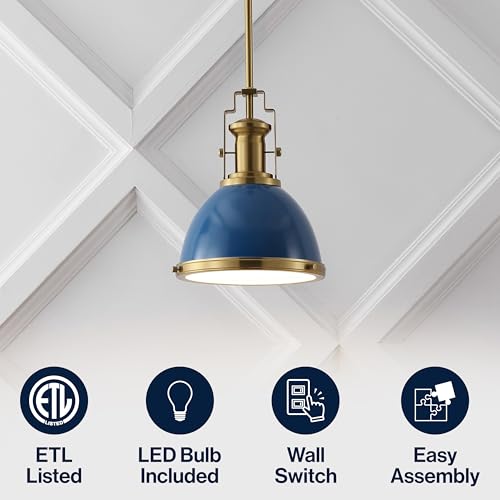 Homer Industrial Dome Pendant 10"