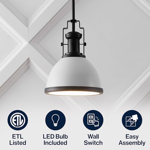 Homer Industrial Dome Pendant 10"
