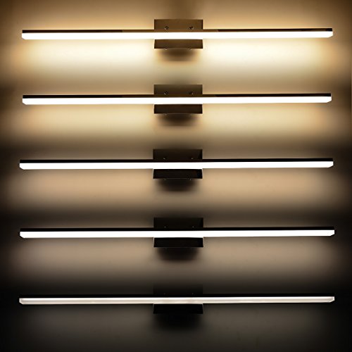 48in Modern LED Vanity Lights for Bathroom Chromed