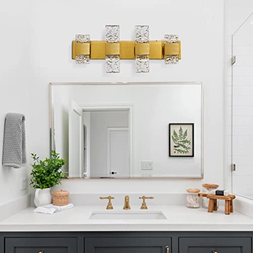 Gold Bathroom Vanity Light Fixtures