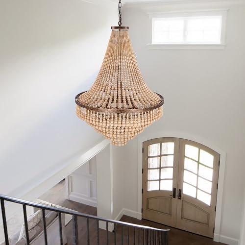Farmhouse Chandelier Light 28”
