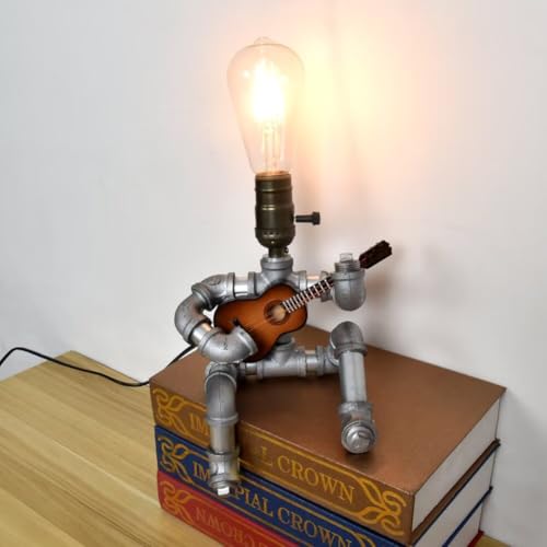 Music Guitar Table Lamp Art Decor