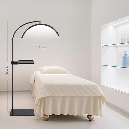 Half Moon Lash Light with Tool Tray for Eyelash Extensions & Estheticians