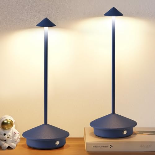 Modern Cordless Table Lamp Set of 2 (2 Count)