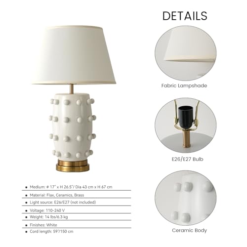 Modern Ceramic Linden Table Lamp