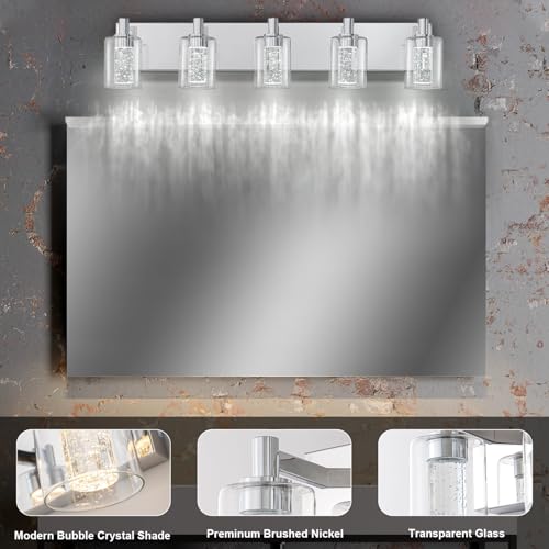 Vanity Light with 3 Color Modes (5 Count)