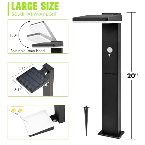 Solar Pathway Lights Outdoor Waterproof