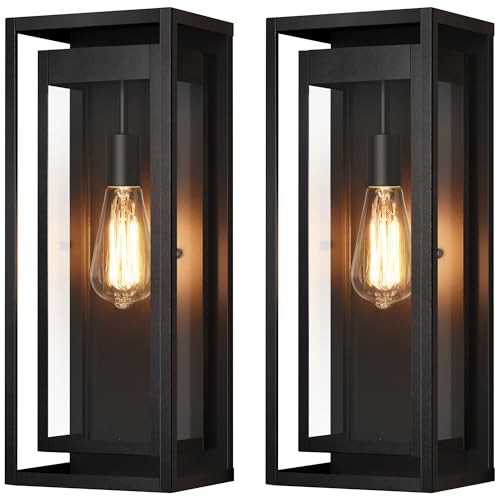 19" Large Outdoor Wall Light Fixtures (2 Count)