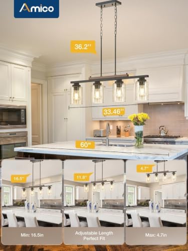 4 Light Dining Room Light Fixture
