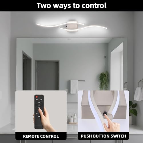Battery Operated Silver Wall Sconce (2 Count)
