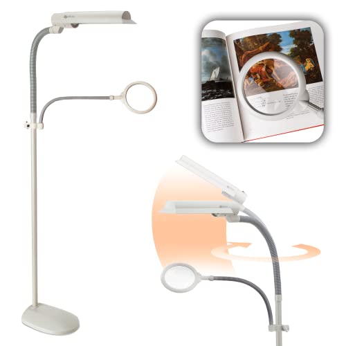 18 Watt EasyView CFL Floor Lamp with Magnifier