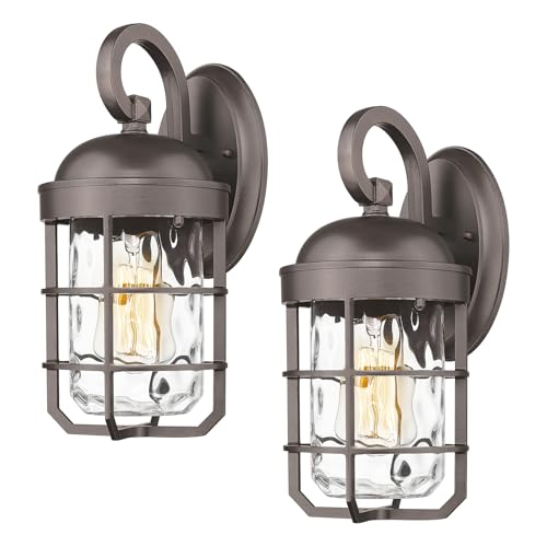 Outdoor Wall Light Fixtures for House (2 Count)