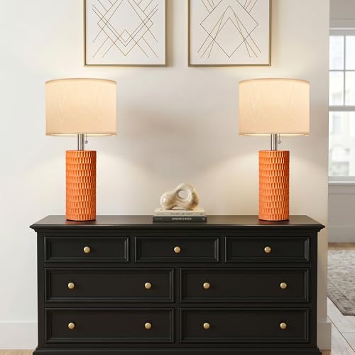 20” Modern Table Lamps Set of 2 (2 Count)