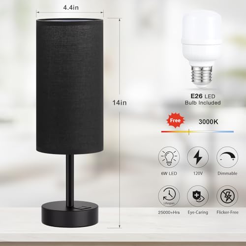 Bedside Table Lamp for Bedroom
