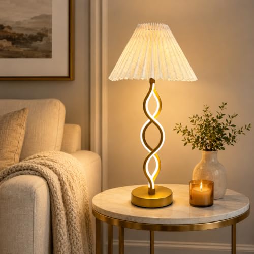Gold Modern LED Table Lamp (Gold)