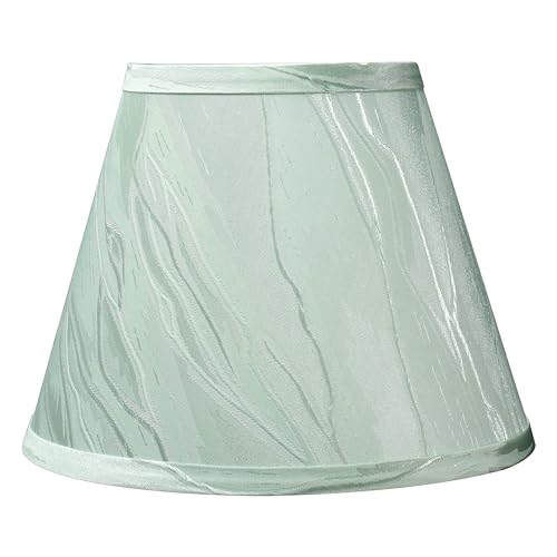 32430A Transitional Hardback Empire Shape Spider Construction Lamp Shade in Light Green
