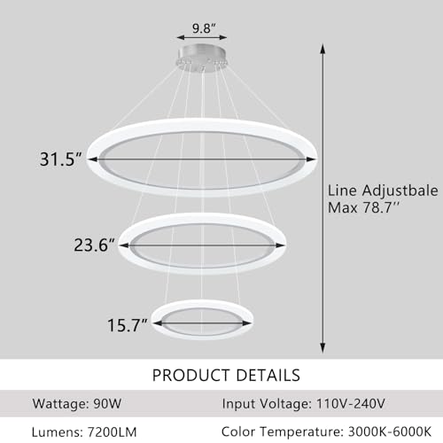 Modern LED Chandelier