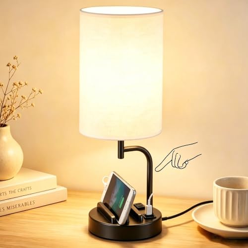 Touch Control USB Table Lamp with USB C