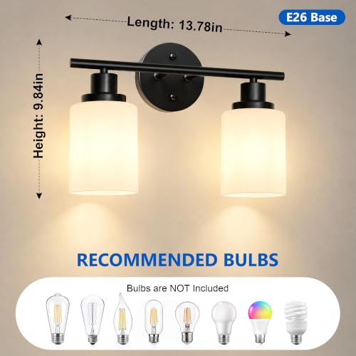 2 Light Bathroom Light Fixtures