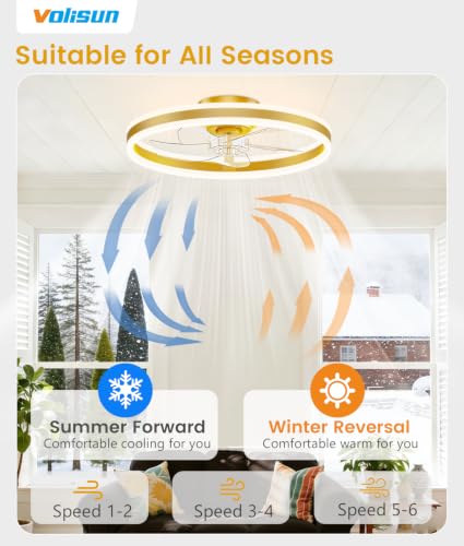 Low Profile Ceiling Fans with Lights and Remote