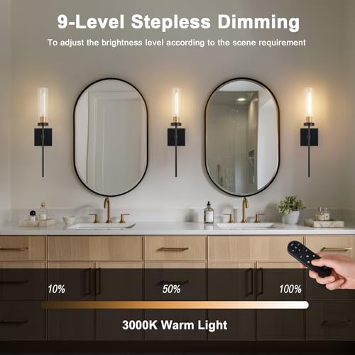 Battery Operated Wall Sconce Set of 2 (2 Count)