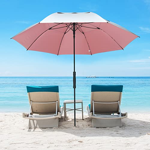UV Golf Beach Umbrella 68”Auto Open Extra Large Sun Shade Umbrellas