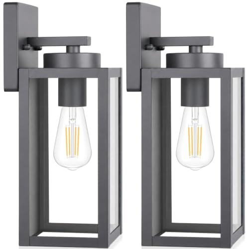 Outdoor Wall Light Fixtures (2 Count)