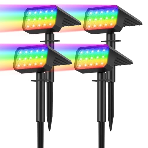Solar Spot Lights Outdoor (4 Count)