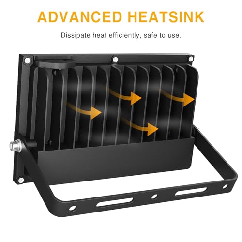80W LED Flood Lights Outdoor (2 Count)