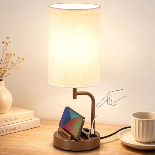 Touch Control USB Table Lamp with USB C