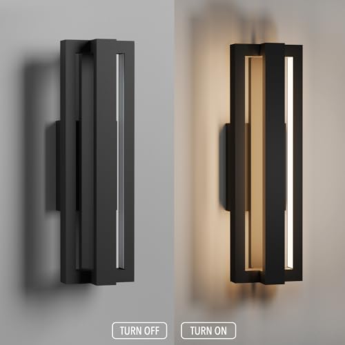 15 Inch Aluminum Modern Outdoor Wall Lights Sconce