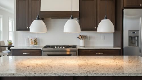 21601-21,Replacement Metal Shade for Pendant Light,Alabaster White,7-7/8"W x 5-3/4"H,Center Hole 1-5/8"