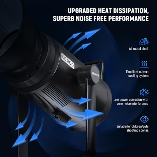 CB200 210W LED Video Light with 2.4G